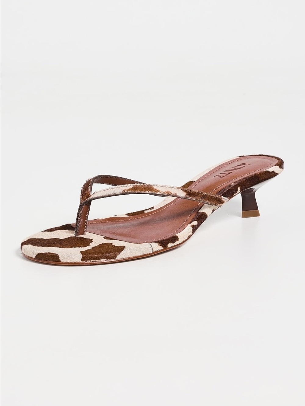 NWT SCHUTZ Carolyn Kitten Heel Sandal 8.5